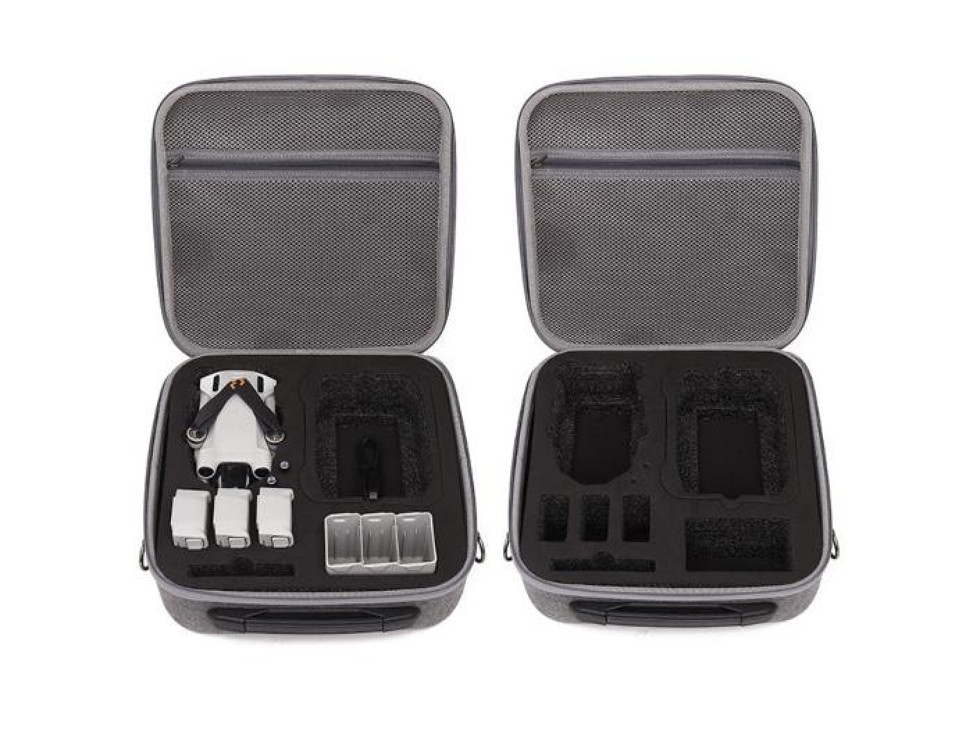 Šedé nylonové pouzdro s popruhem na dron DJI Mini 3 / Mini 3 Pro