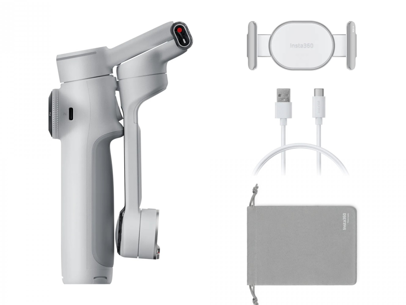 Stabilizátor na telefon Insta360 Flow 2 Pro (šedý)