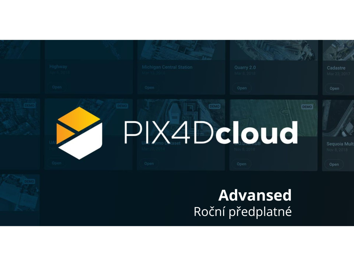 PIX4Dcloud Advansed - roční předplatné