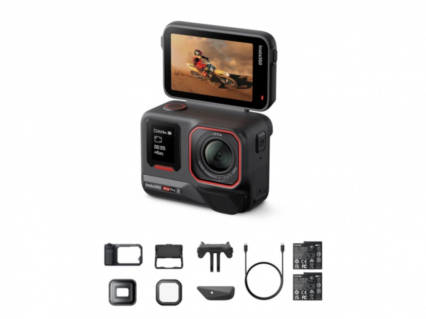 Akční kamera Insta360 Ace Pro 2 + Videography Bundle – limitovaná edice