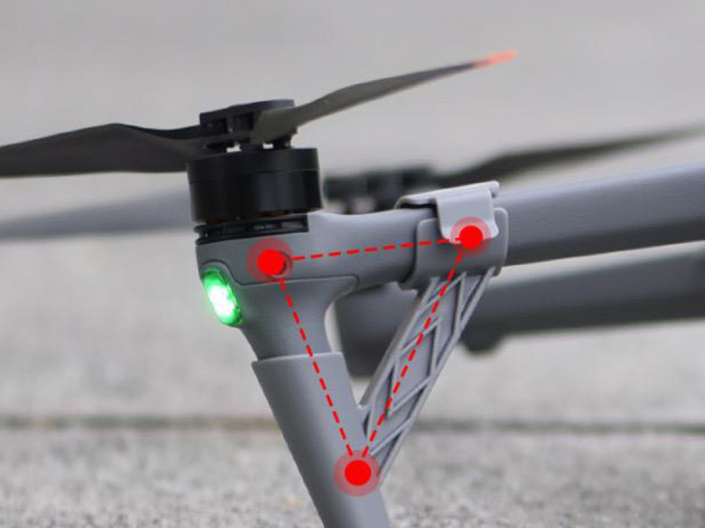 Zvýšené přistávací nohy na dron DJI Air 3