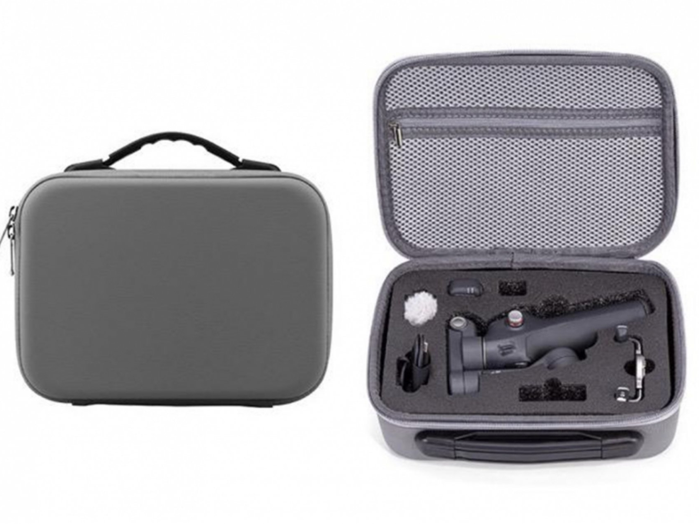 Šedé pouzdro na stabilizátor DJI Osmo Mobile 7 / Osmo Mobile 7P