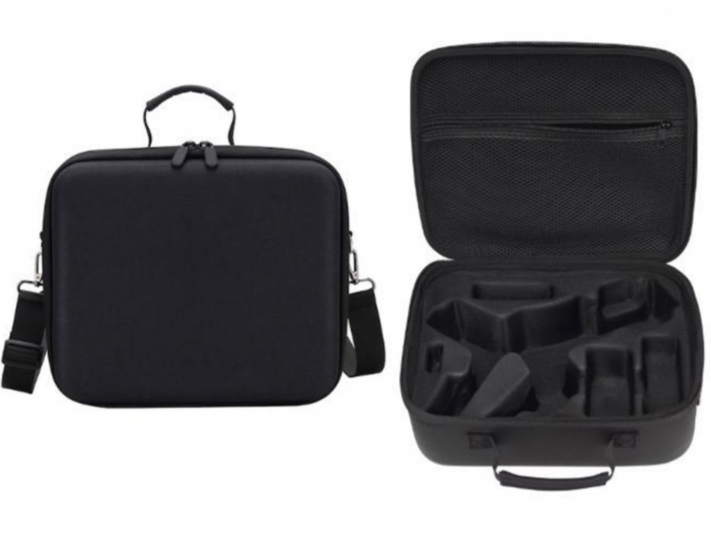 Černé pouzdro na stabilizátor DJI RS 4 Mini s popruhem přes rameno