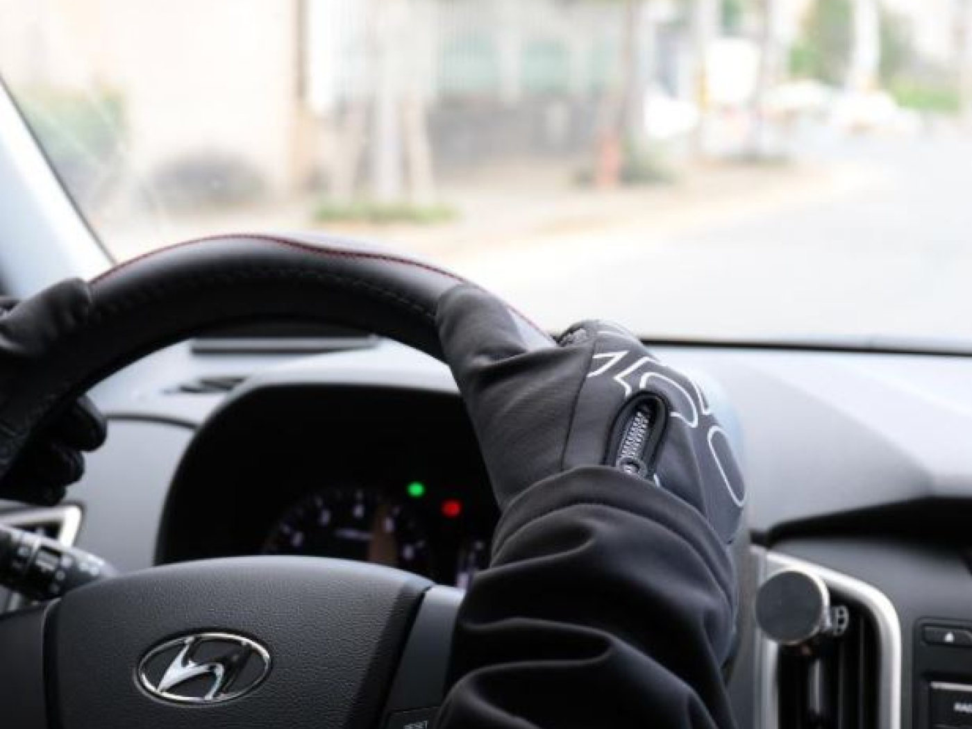 Černé fotografické rukavice (XXL)