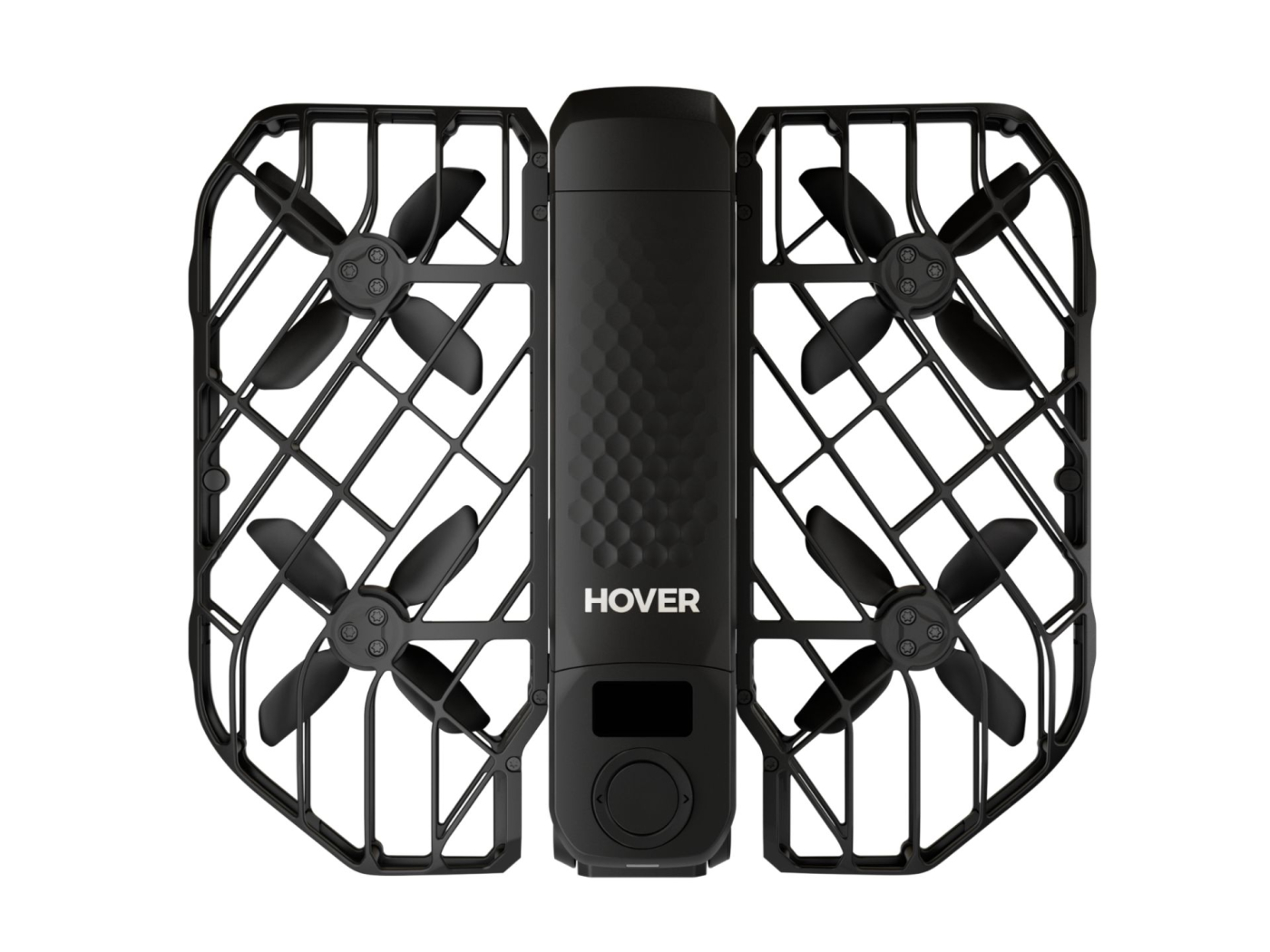 HOVERAir X1 Pro dron černý se shora.jpg