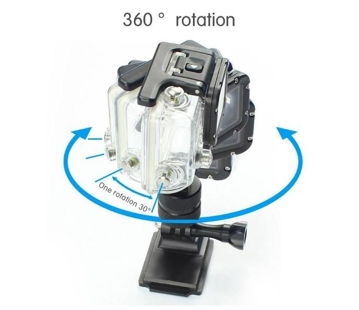 360° otočný adaptér pro DJI Osmo series a GoPro otáčení