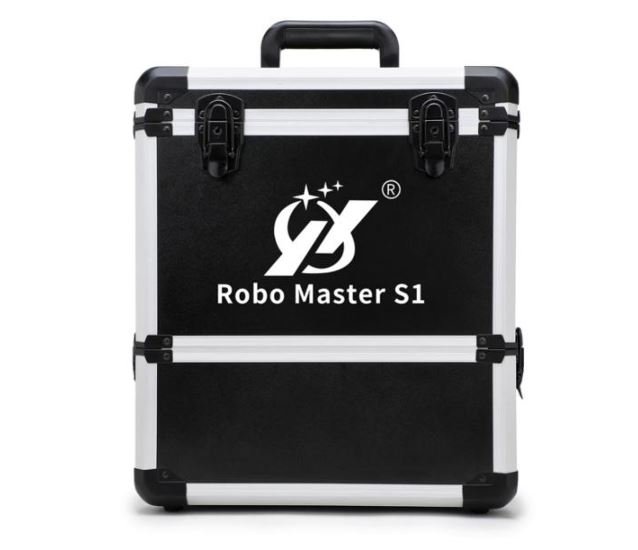 Velký dvoudílný kufr na DJI RoboMaster S1 zepředu