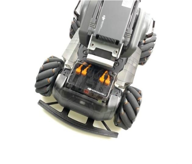 Přední a zadní nárazník na DJI RoboMaster S1 zespoda