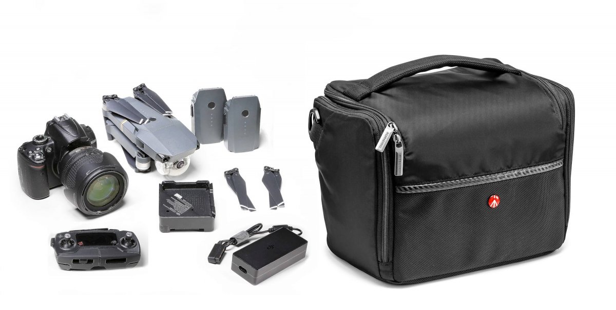 Manfrotto Advanced Camera Shoulder Bag A7 pro DJI Mavic series s vybavením