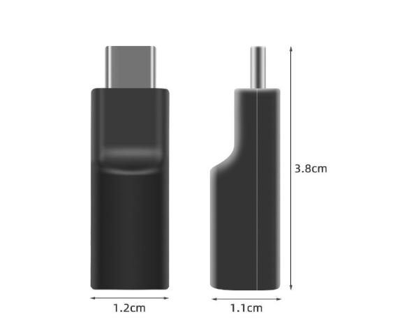 Audio adaptér 3.5 mm pro DJI Osmo Pocket rozměry