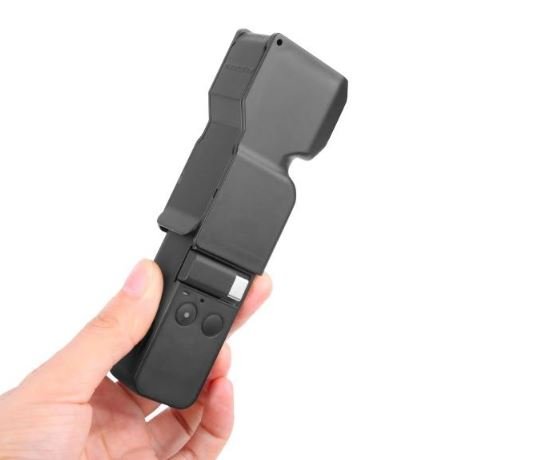 Chránič gimbalu na DJI Osmo Pocket nasazený