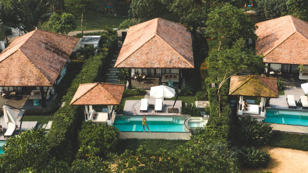 Bali vacation drone photography