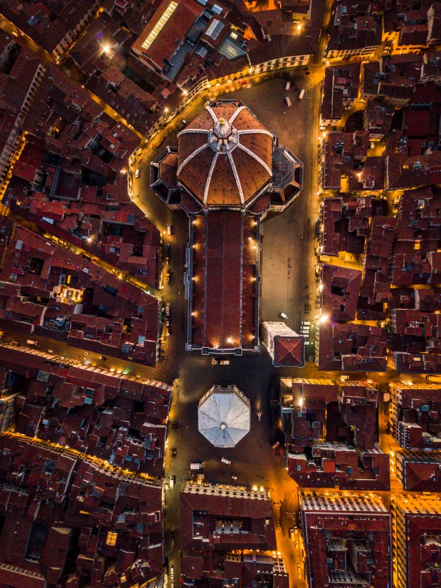 Cattedrale di Santa Maria del Fiore drone photography