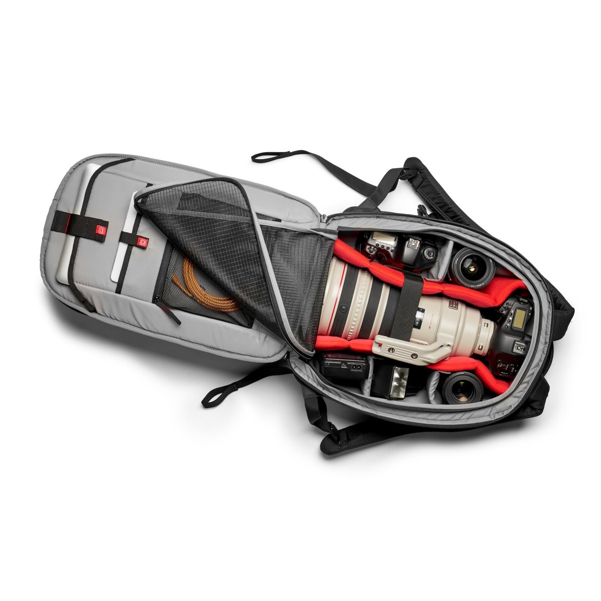Fotobatoh Manfrotto Pro Light backpack RedBee-310 pro DSLRc nebo dron DJI Mavic series shora