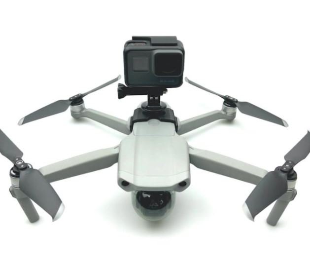 Držák akční kamery, VR na dron DJI Mavic Air 2 zepředu