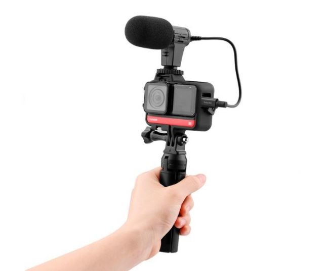 3.5 mm adaptér + mikrofon na kameru Insta360 ONE R