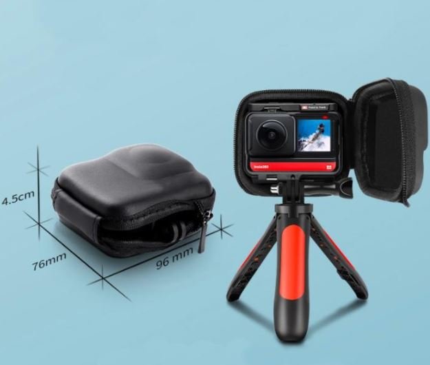 Voděodolné mini pouzdro na kameru Insta360 ONE R rozměry