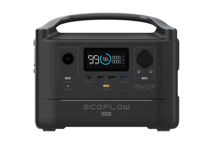 Přenosná nabíjecí stanice EcoFlow RIVER 600 MAX (mezinárodní verze) zepředu