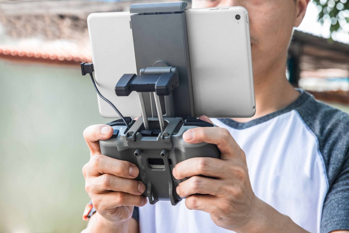 Držák tabletu na dron DJI Mavic Air 2, Mini 2 v praxi