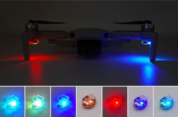 LED světlo na dron DJI Mavic Air 2, Mavic Mini barvy