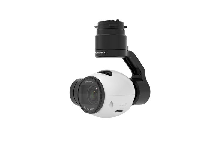 Kamera DJI Zenmuse X3 pro Inspire 1, Matrice 100, Matrice 600, Matrice 600 Pro - z boku