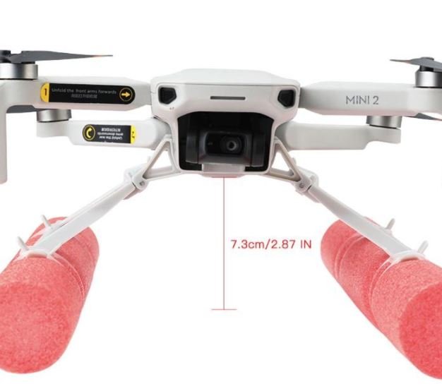Plovoucí přistávací podvozek na dron DJI Mavic Mini, Mini 2 zepředu