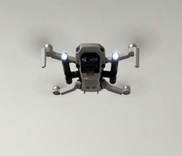 Přídavná LED světla na dron DJI Mavic Mini, Mini 2 v praxi