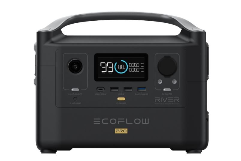 Přenosná nabíjecí stanice EcoFlow RIVER 600 PRO (Mezinárodní verze) zepředu