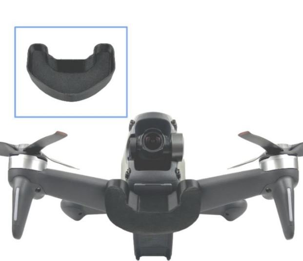 Kryt spodních senzorů DJI FPV závodního dronu detail