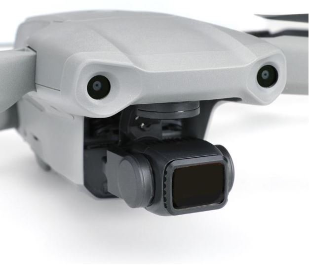 UV filtr na dron DJI Mavic Air 2 nasazený