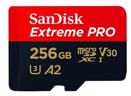 SanDisk MicroSDXC 256GB Extreme PRO A2 UHS-I (V30) U3 + SD adaptér samostatně