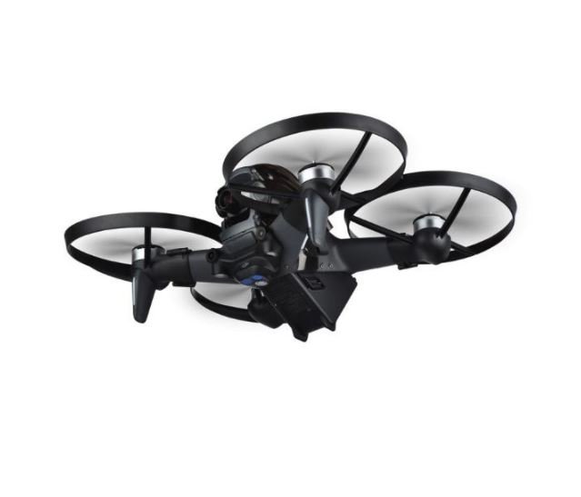 360° ochranné oblouky na DJI FPV závodní dron nasazené