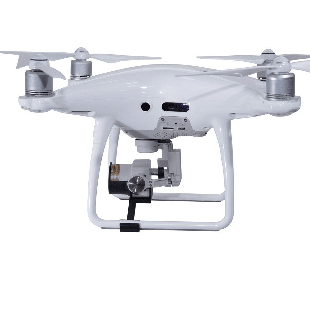 DJI Phantom 4 Adv:Pro:Pro V2.0 chránič gimbalu na dronu z boku