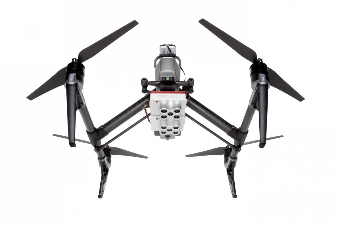 MicaSense Dual Camera Imaging System RedEdge-MX Upgrade Kit na dronu