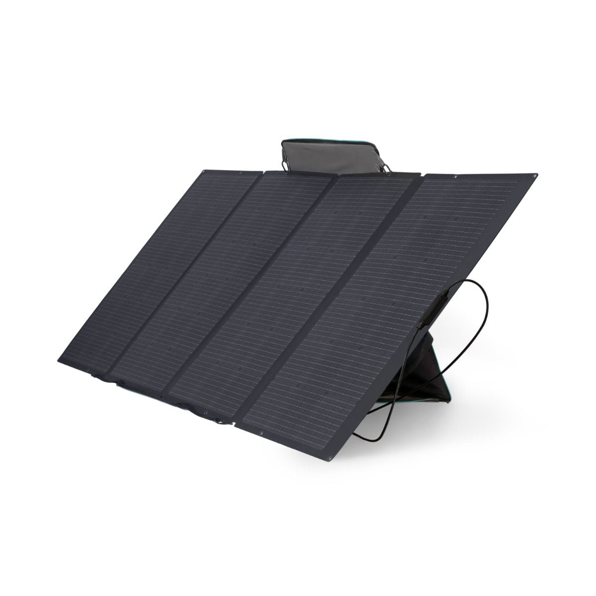 EcoFlow solární panel 400W k nabíjecí stanici ze strany