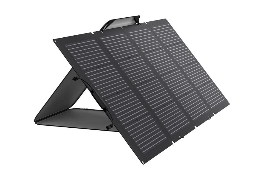 EcoFlow solární panel 220W k nabíjecí stanici ze strany