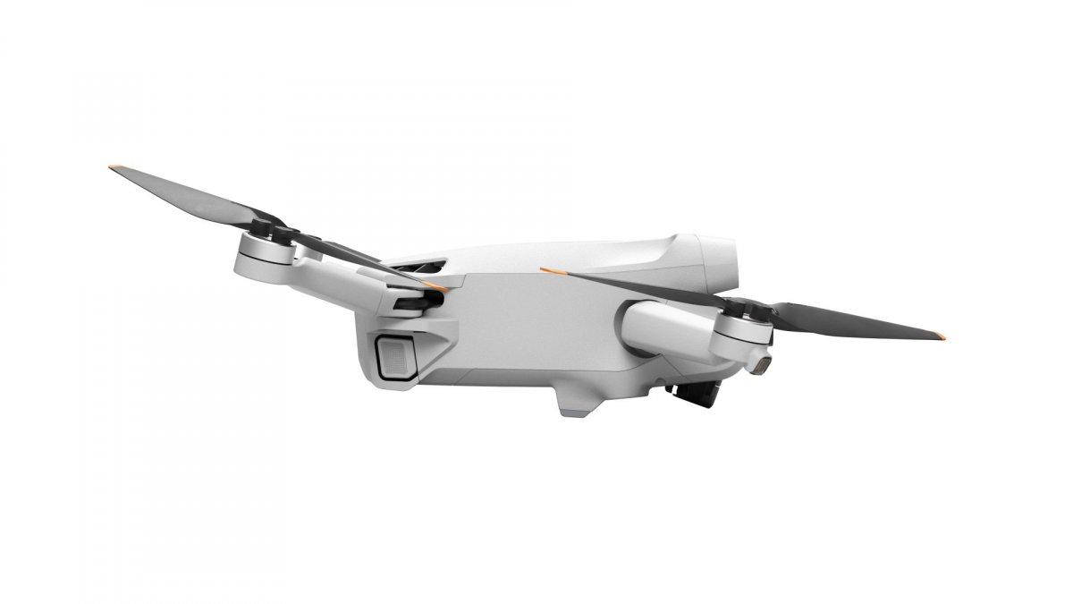 Dron DJI Mini 3 Pro z boku 