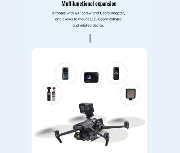 Závěsný systém na dron DJI Mavic 3 možnosti připojení