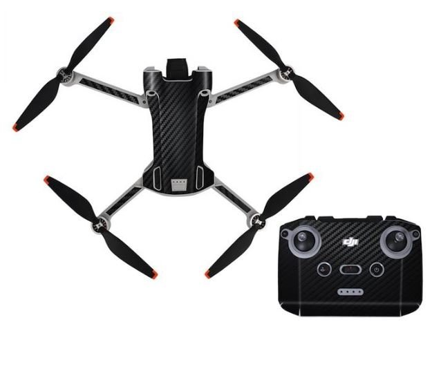 Černý polep na dron DJI Mini 3 Pro