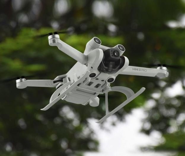 Skládací podvozek na dron DJI Mini 3 Pro v praxi
