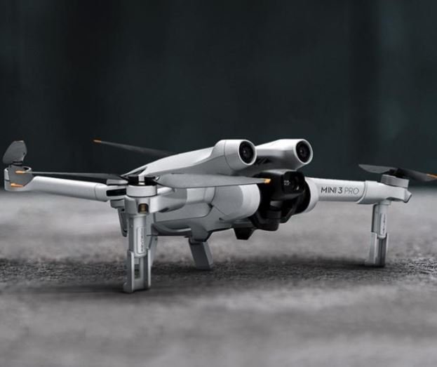 Pgytech zvýšené přistávací nohy na dron DJI Mini 3 Pro nasazený