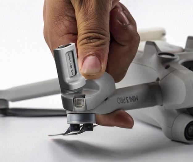 Pgytech zvýšené přistávací nohy na dron DJI Mini 3 Pro nasazení