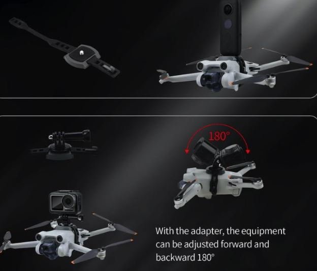 Univerzální adaptér pro připevnění akční kamery na dron návod 