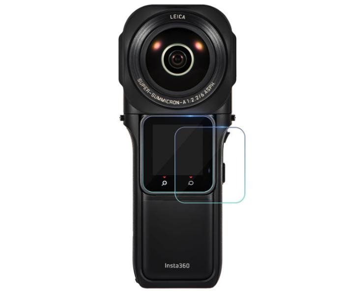 Ochranné sklo na displej kamery Insta360 ONE RS 1-Inch 360 (2ks) nasazení