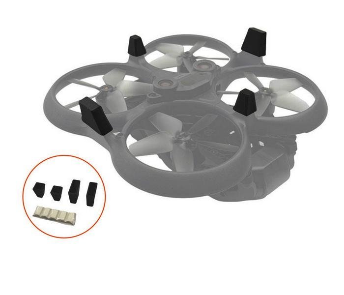 Chrániče podvozku dronu DJI Avata nasazené