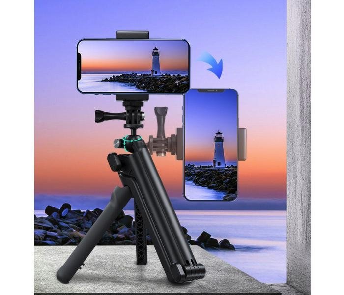 Multifunkční skládající tyč se stativem na akční kameru s telefonem
