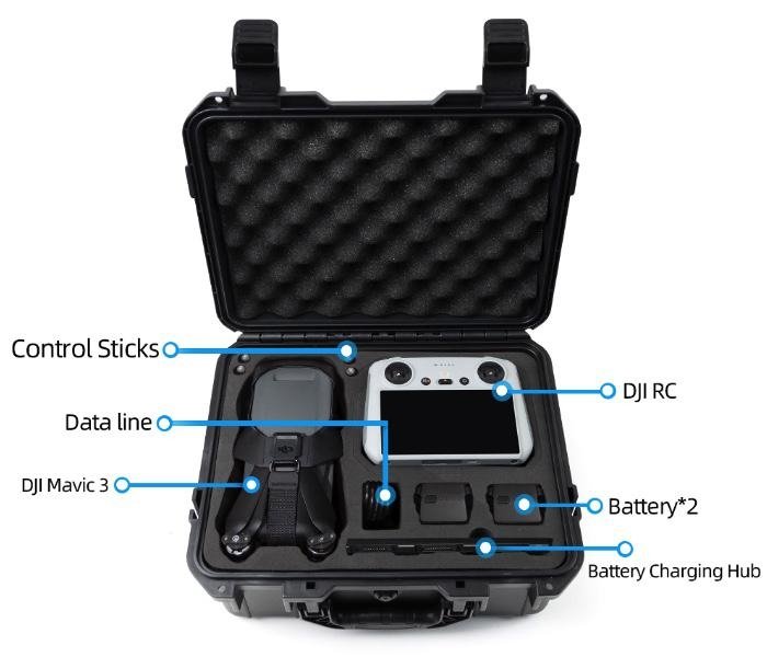 Odolný kufr na dron DJI Mavic 3 popis