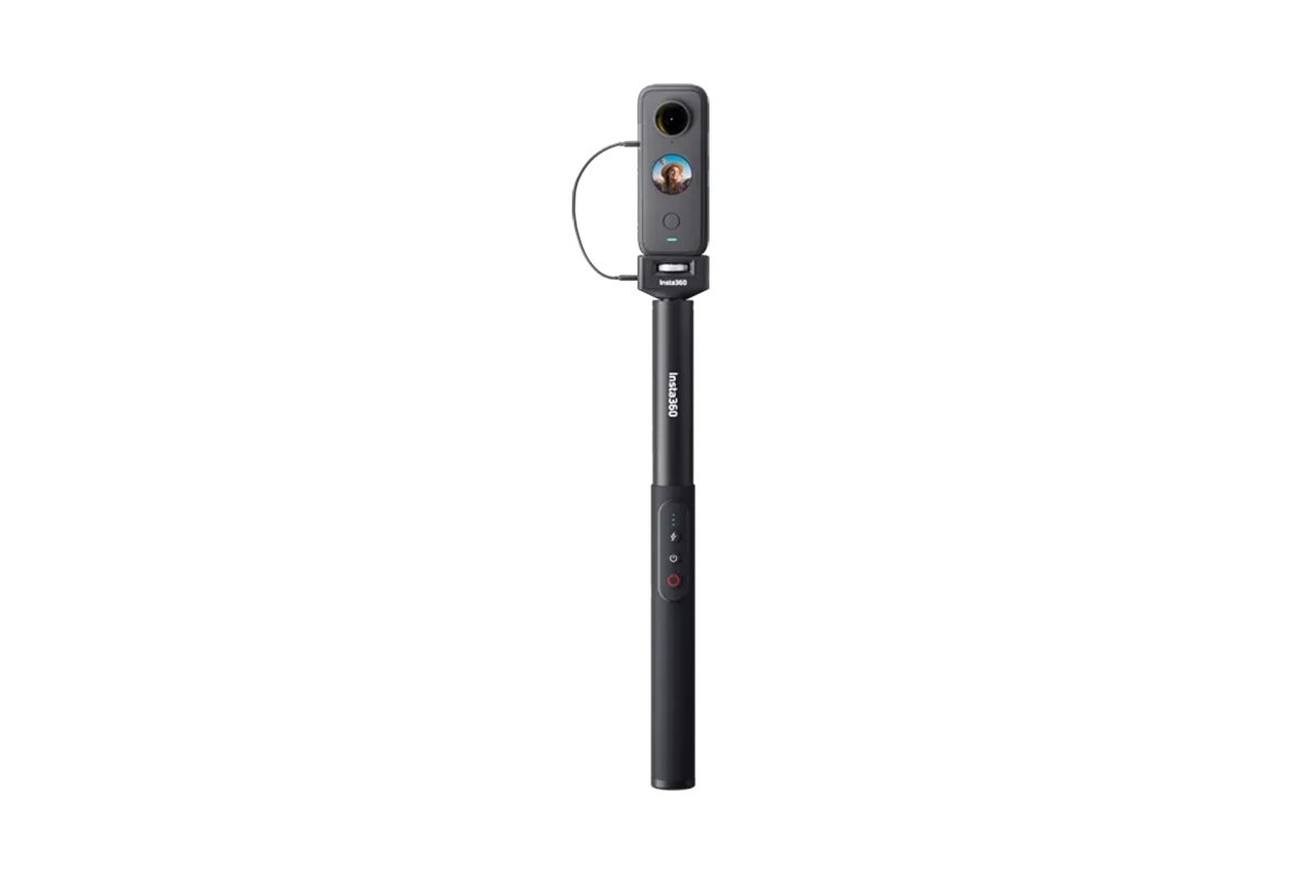 Neviditelná selfie tyč s ovládáním na kameru Insta360 s kamerou