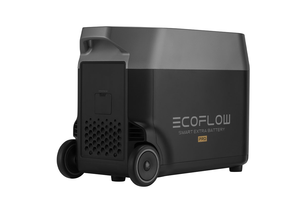 EcoFlow DELTA Pro přídavná baterie zezadu