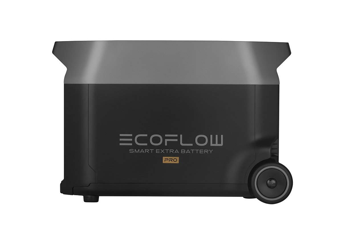 EcoFlow DELTA Pro přídavná baterie ze strany